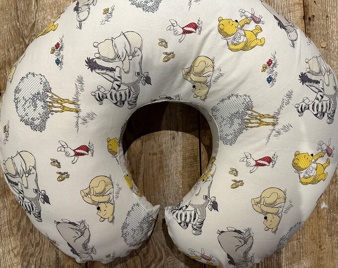 Winnie the Pooh & Friends Nursing Breastfeeding Pillow Cover Fits Boppy