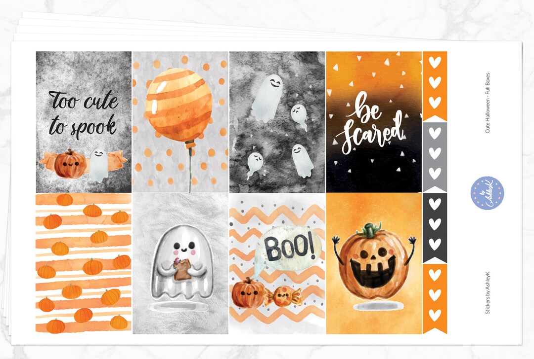 Cute Halloween Weekly Kit for Happy Planner | Happy Planner Weekly Kit ...