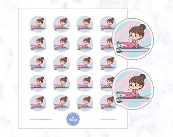 Pilates Girl Planner Stickers