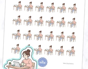 Work Day Stickers