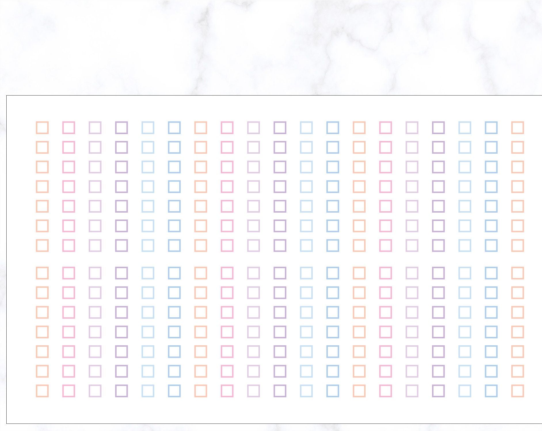 Square Checklist Strip Planner Stickers | Square Checklist Stickers ...