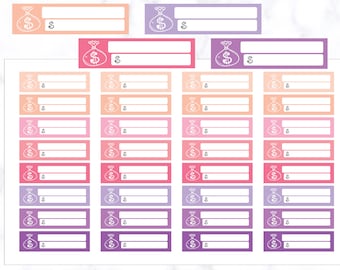 Pay Bill & Pay Day Stickers | Bill Due Stickers | Pay Bill Stickers | Pay Day Stickers | Money Sticker - Erin Condren Planner, Happy Planner
