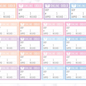 Sticker online bestellen | Online Bestellen Half Box Stickers | Online-Auftragsverfolgung Planner Stickers | Online Bestellverfolgung Stickers
