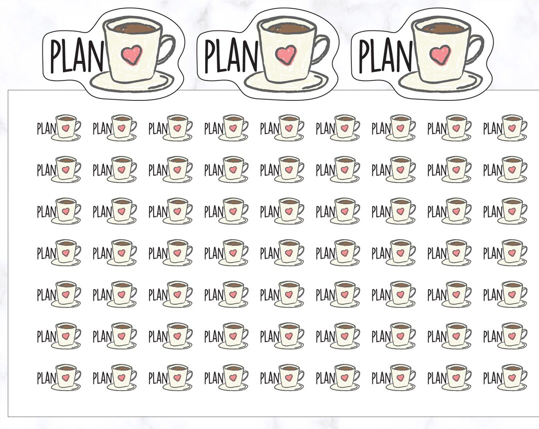 Thisplan Sticker Plan Stickers | Planning Time Stickers | Let's Plan Stickers | Time to ...