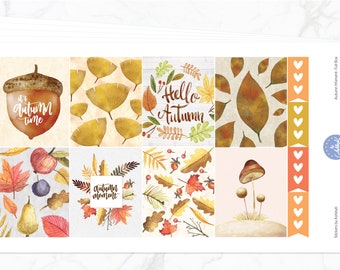 Autumn Moment Weekly Kit für Erin Condren Life Planner | Herbst Sticker | Herbst Wochen Kit | Erin Condren Weekly Sticker Kit