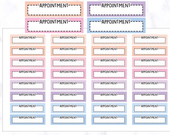 Appointment Label Stickers | Appointment Tracker Stickers | Appointment Planner Stickers | Appointment Tracking Stickers