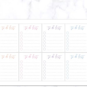 To Do Liste Aufkleber | To Do Liste Sticker | Journal Aufkleber | Tagebuch Aufkleber - Erin Condren, Happy Planner, Kikki K