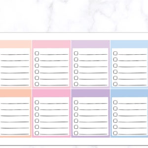 Tick Box Aufkleber | Checklist Box Aufkleber | Journal Aufkleber | Tagebuch Aufkleber | Funktionsaufkleber | Erin Condren Sticker