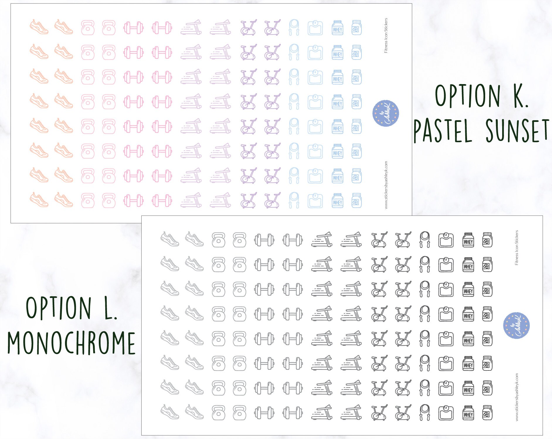 112 Fitness Icon Stickers Gym Planner Stickers Workout Etsy Australia