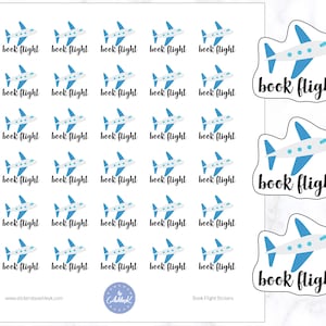 Etiquetas bonitos dos vôos do livro | Reserve bilhetes de avião adesivos | Adesivos de viagem | Adesivos de viagem | Adesivos de avião | Adesivos de planejador