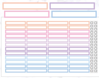 Thin Label Planner Stickers | Label Planner Stickers | Planner Stickers | Journal Stickers | Diary Stickers | Erin Condren Stickers