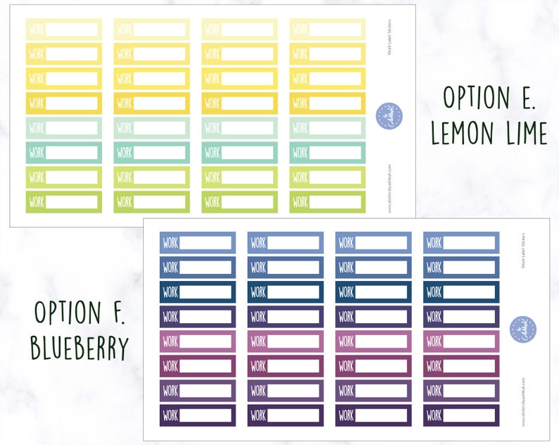 Work Label Stickers | Label Stickers | Work Planner Stickers | Work ...