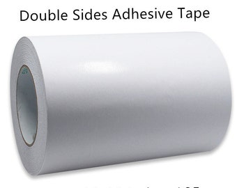 8" or 10" (20cm or 25cm) Double sides adhesive tape, Top and Bottom are both paper, C006b