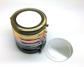 5pcs lot 7.0cm (2-3 4 quot ) pocket mirror DIY kit, metal box mirror, includes glass or aluminum flat tile N06m