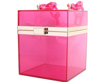 clear cube purse