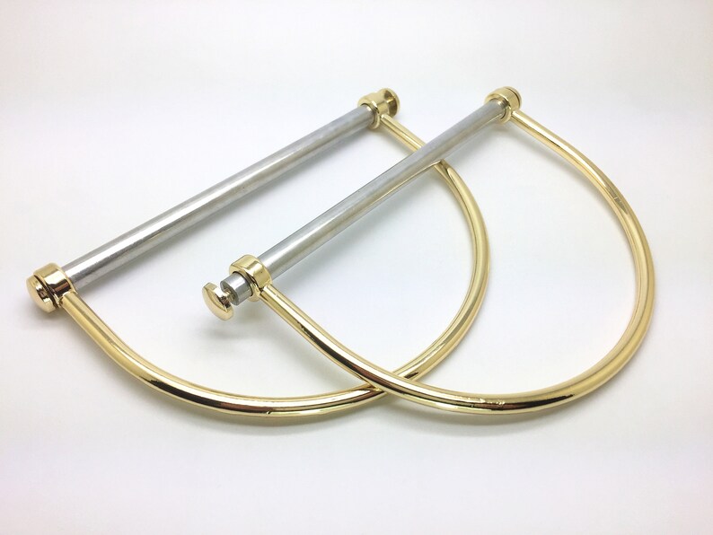 14cm X 9cm Metal Bag Handle One Pair D Style DIY Purse Etsy