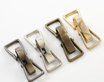 W0.8" Belt Metal buckle, Clothing belt rotating buckle lock, Luggage strap hook buckle Jewelry buckle