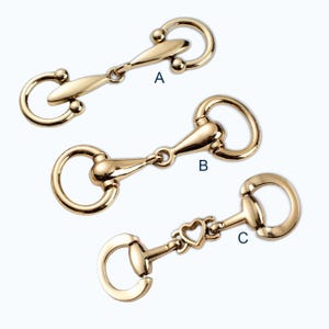 2 piezas (1 par) de anilla para bocado de caballo, para marroquinería, herrajes para calzado, HG023