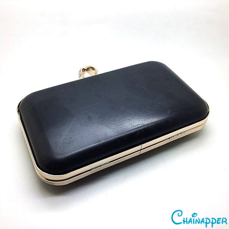 8 x 4 box clutch frame with plastic covers for clutch designer XL42B 20 x 11cm iphone7