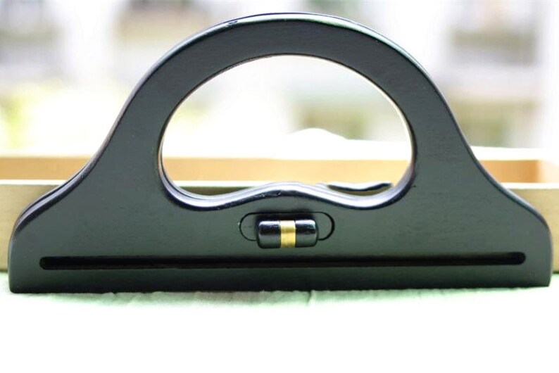 24cm X 12cm Plywood Bag Handle One Pair Handbag Wooden Etsy