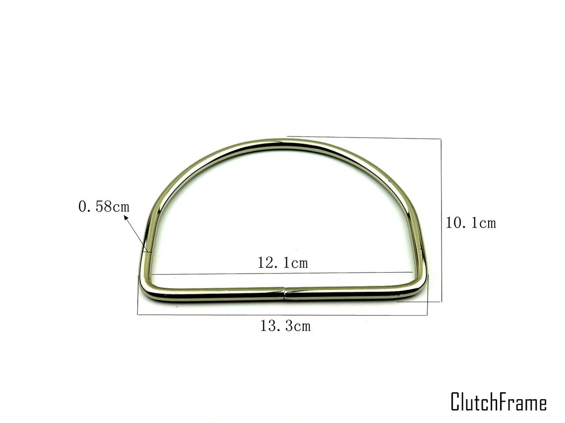 Metal Bag Handle 13cm X 10cm One Pair Bar T6mm DIY Purse Etsy