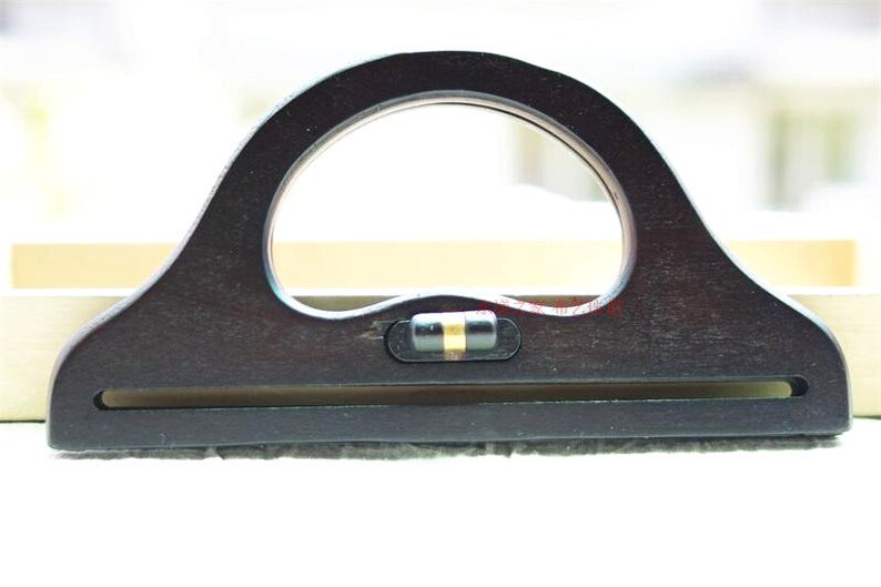 24cm X 12cm Plywood Bag Handle One Pair Handbag Wooden Etsy