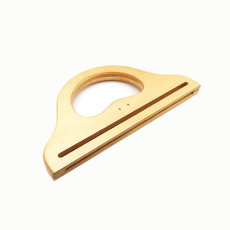 24cm X 12cm Plywood Bag Handle One Pair Handbag Wooden Etsy