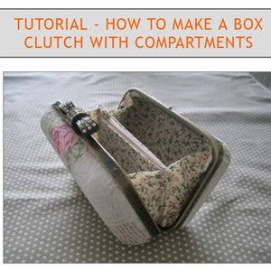 Tutorial - how to make a box clutch with two compartments