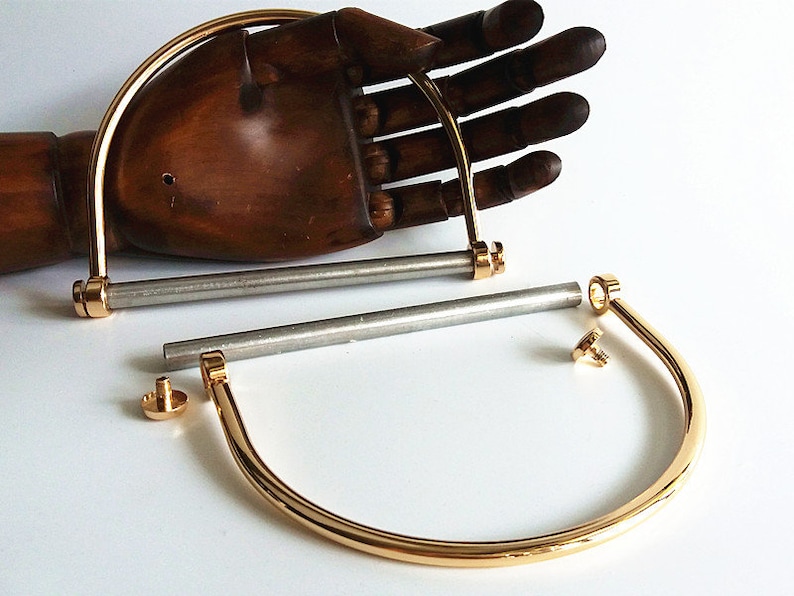 14cm X 9cm Metal Bag Handle One Pair D Style DIY Purse Etsy
