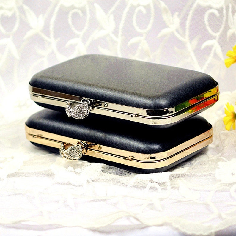 8 x 4 box clutch frame with plastic covers for clutch designer XL42B 20 x 11cm iphone7