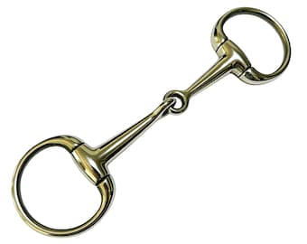 9.5" inches Large Stainless Steel Horsebit for Bag Handle Connector or Bag Decals, Leathercraft DIY supplies