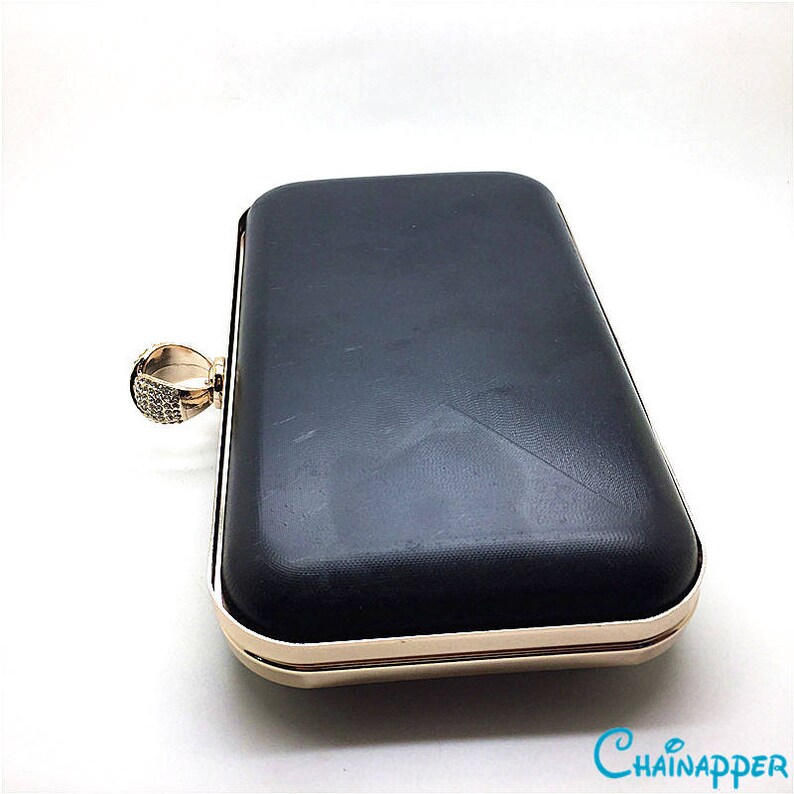 8 x 4 box clutch frame with plastic covers for clutch designer XL42B 20 x 11cm iphone7