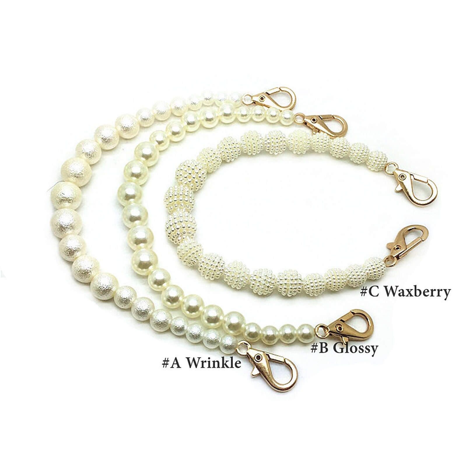 32cm / 12 Inches Artificial Beads Handle for Clutch & Purse Etsy