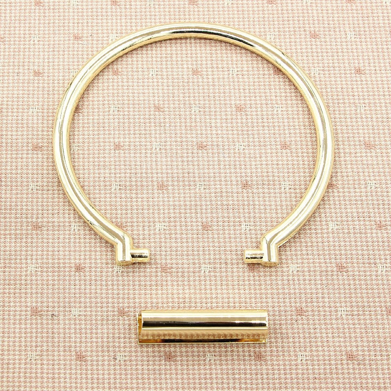 11cm metal bag handle One pair ring style purse handbag Etsy