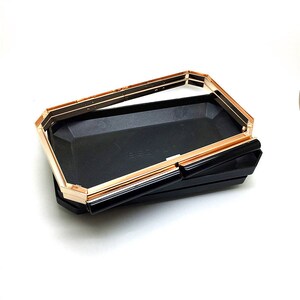 8 x 5 20cm x 12cm iPhone 8 Plus box clutch DIY minaudiere frame with plastic covers AC058 image 3