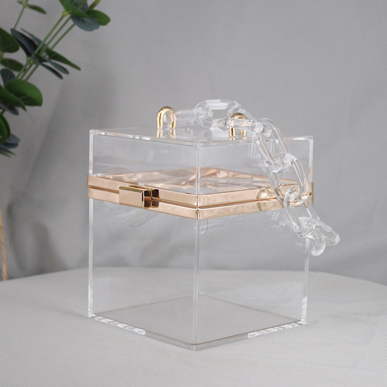 acrylic box bag