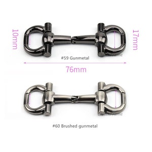 2 piezas de anilla para bocado de caballo, anilla para bocado, anilla desmontable, accesorios para calzado de cuero, calcomanías para herrajes HG002B