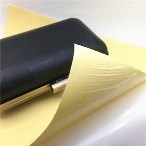4 Stück doppelseitige Klebefolie Papier zum Basteln, 3 M Qualität, Clutch, C006