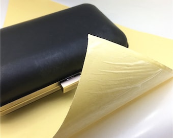 4 Stück doppelseitige Klebefolie Papier zum Basteln, 3 M Qualität, Clutch, C006