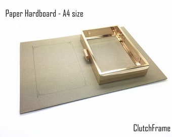 5-10-20 A4 Grey hardboard paperboard for DIY Making Minaudiere Box clutch, Lining Paper Board, AD066AZ