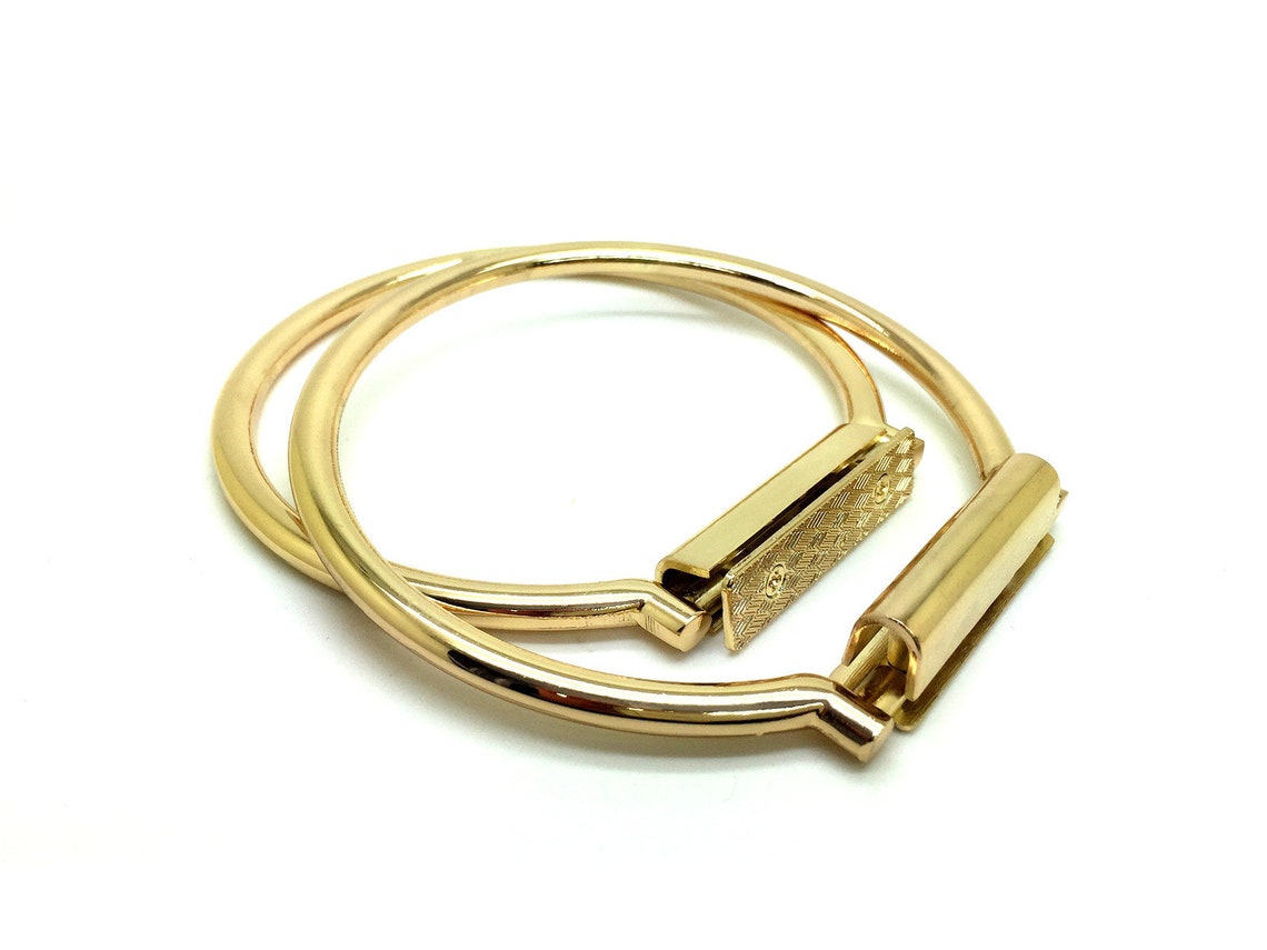 11cm metal bag handle One pair ring style purse handbag | Etsy