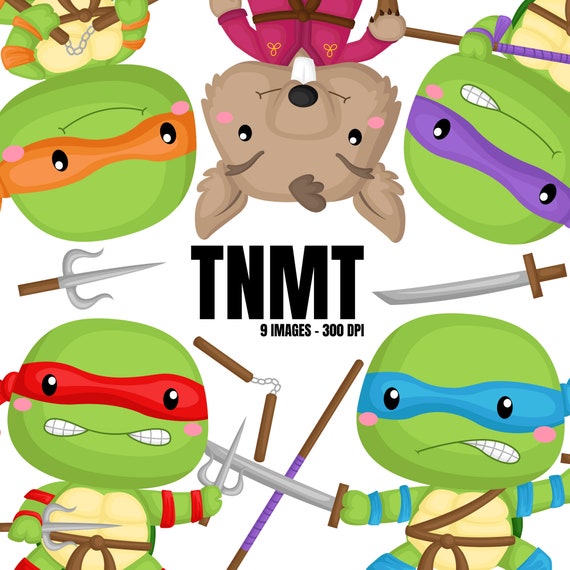 Download Ninja Clipart Turtle Clip Art Cute Monster Free Svg On Etsy