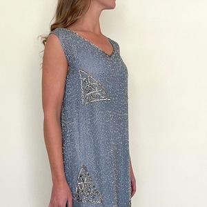 1920s beaded flapper dress antique