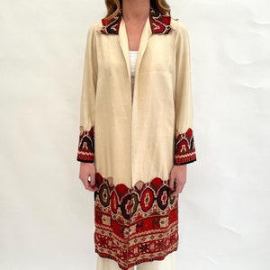 1920s coat Egyptian embroidered antique