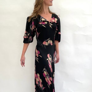 1930s floral dress antique