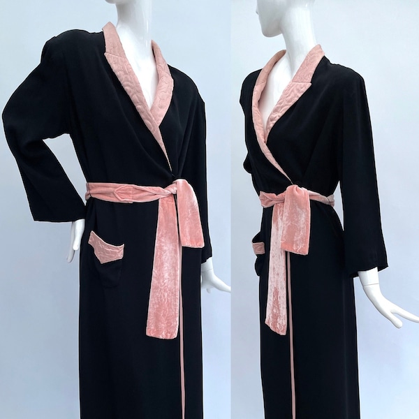 Velvet Robe - Etsy UK