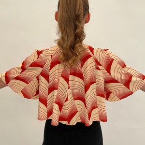 1970s BIBA bolero jacket with Art Deco design