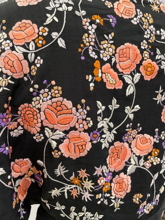 1960's silk embroided jacket