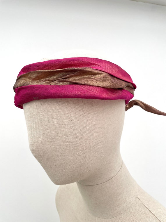1920s lamé headband antique - image 6