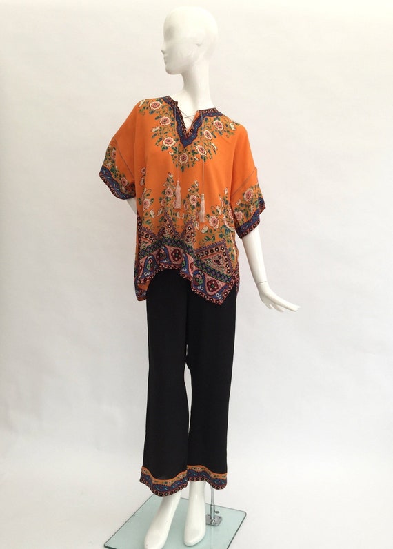1920s beach pyjamas silk vintage antique Japanese